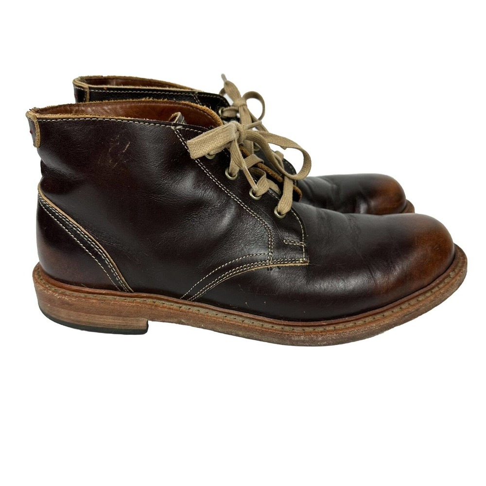 Allen Edmonds Odenwald Leather Ankle Chukka Boots Made In USA Sz 9 D Brown 8956